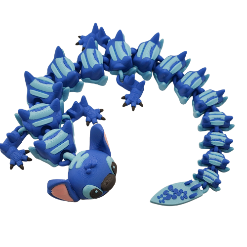 Large Blue Alien Dragon