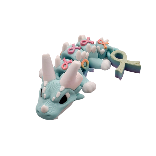 Mini Rainbow Ribbon Dragon