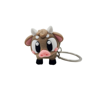 Cow Keyring
