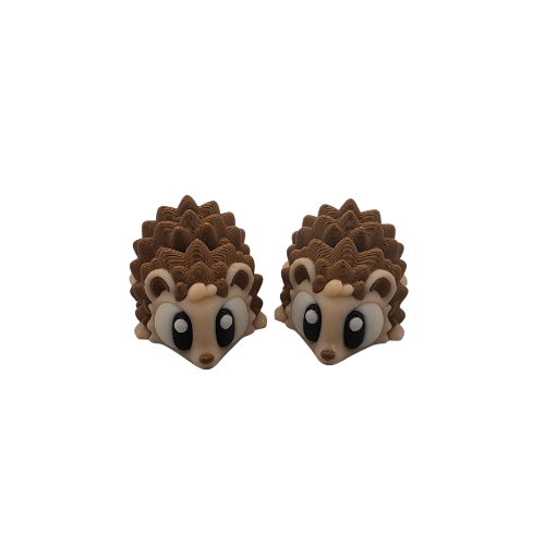Hedgehogs in a Mushroom Forest