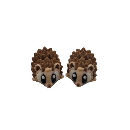 Hedgehogs in a Mushroom Forest
