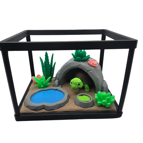 Mini Tortoise Terrarium Playset