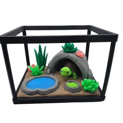Mini Tortoise Terrarium Playset