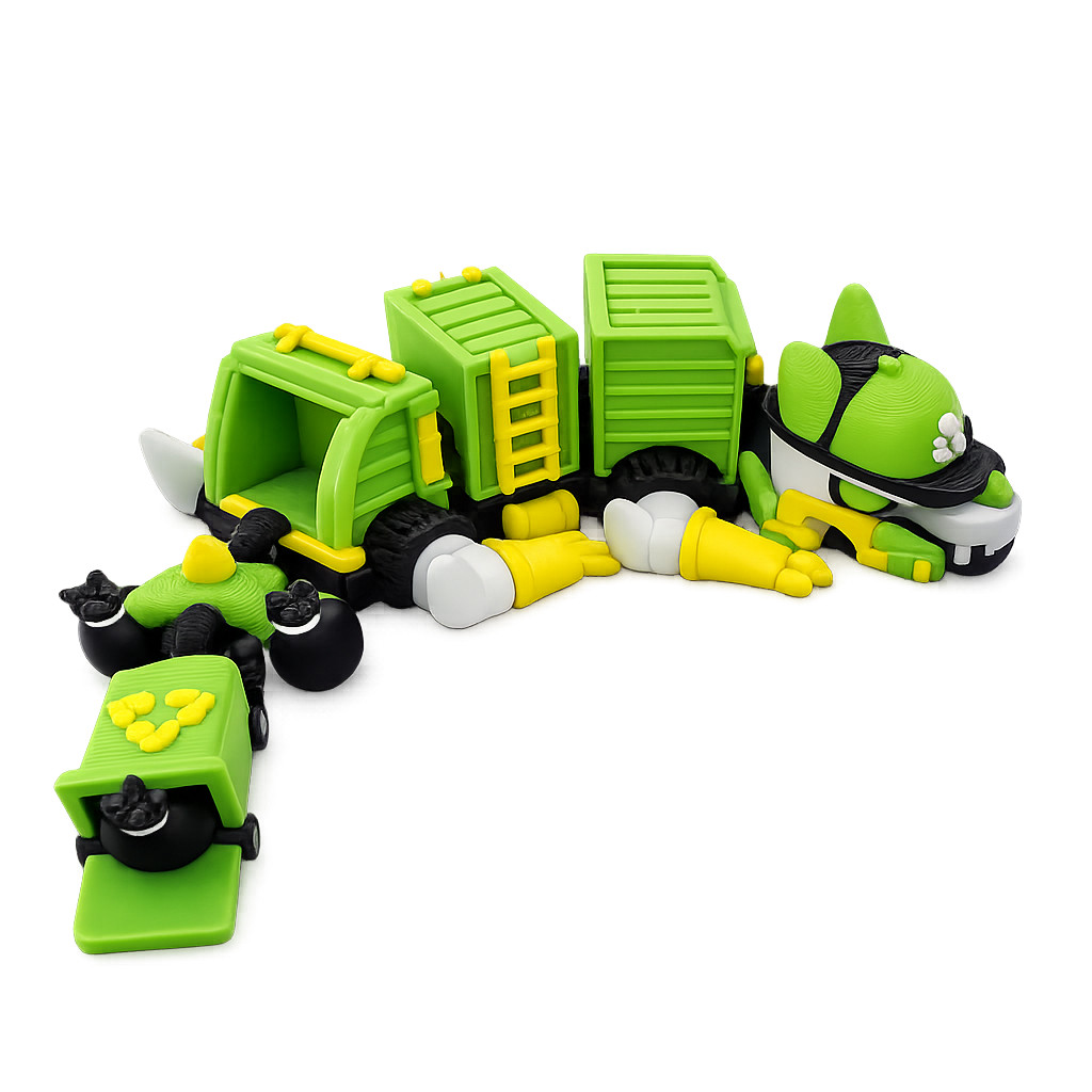 Mini Garbage Truck Dragon