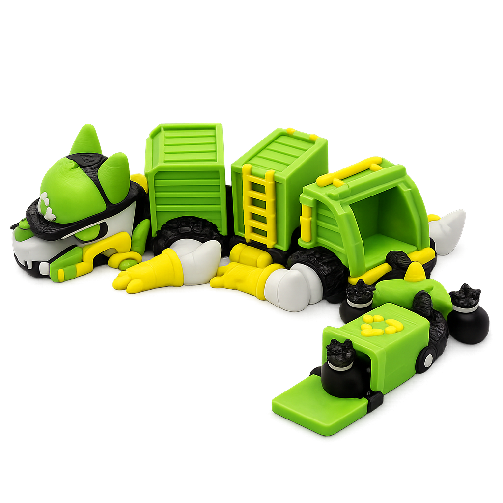 Mini Garbage Truck Dragon