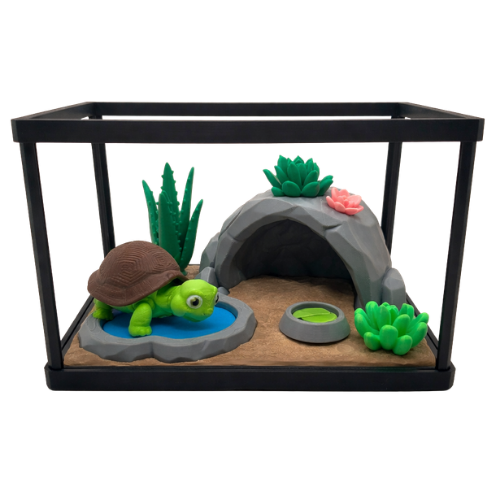 Mini Tortoise Terrarium Playset