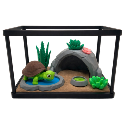 Mini Tortoise Terrarium Playset