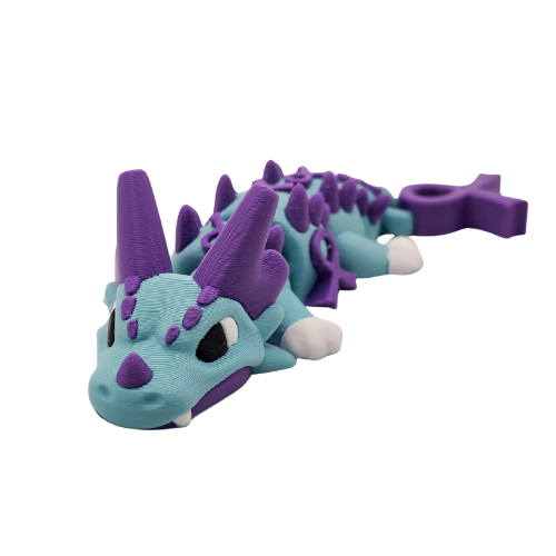 Mini Purple Ribbon Dragon