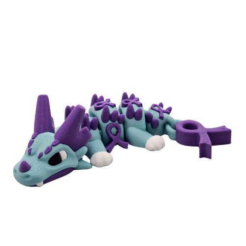 Mini Purple Ribbon Dragon