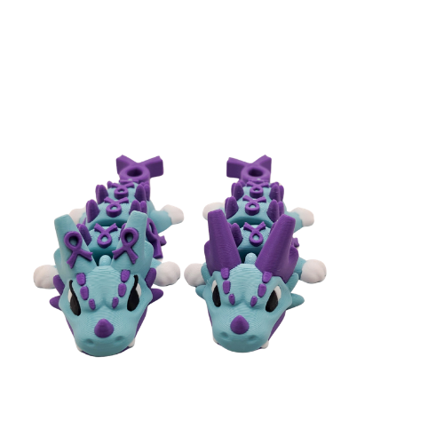 Mini Purple Ribbon Dragon