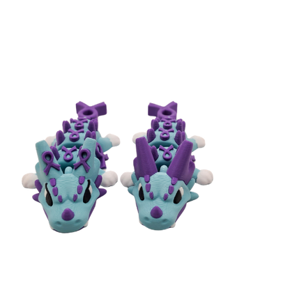 Mini Purple Ribbon Dragon