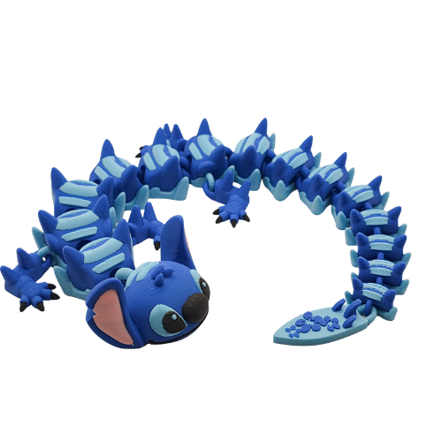 Large Blue Alien Dragon
