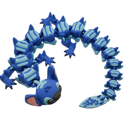 Large Blue Alien Dragon