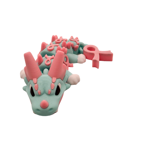 Mini Pink Ribbon Dragon