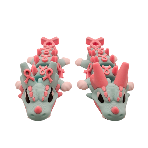 Mini Pink Ribbon Dragon