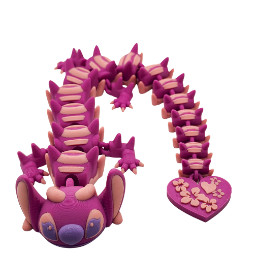 Large Pink Alien Dragon