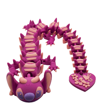 Large Pink Alien Dragon