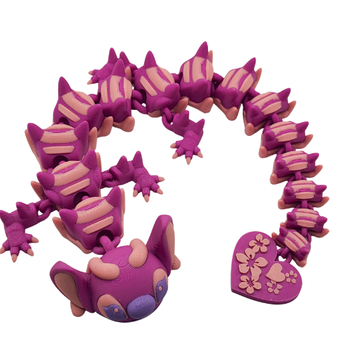 Large Pink Alien Dragon