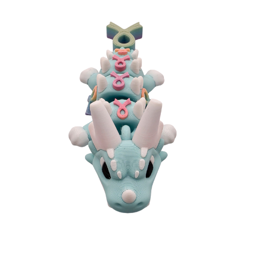 Mini Rainbow Ribbon Dragon