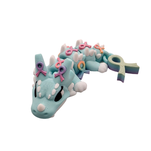Mini Rainbow Ribbon Dragon