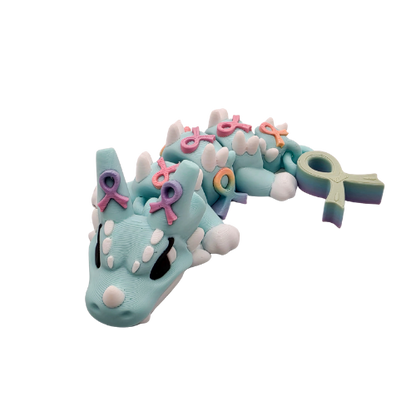 Mini Rainbow Ribbon Dragon