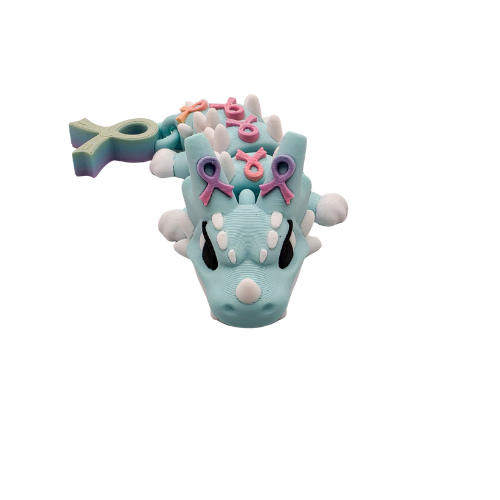 Mini Rainbow Ribbon Dragon