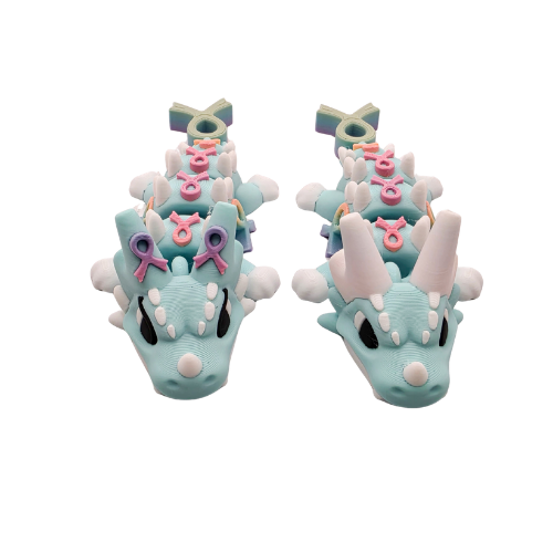 Mini Rainbow Ribbon Dragon