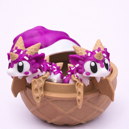 Mini Sugar Rush Waffle Dragon