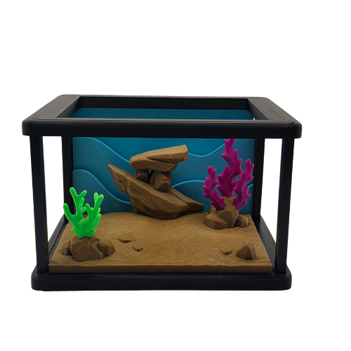 Mini Tropical Fish and Tank Playset