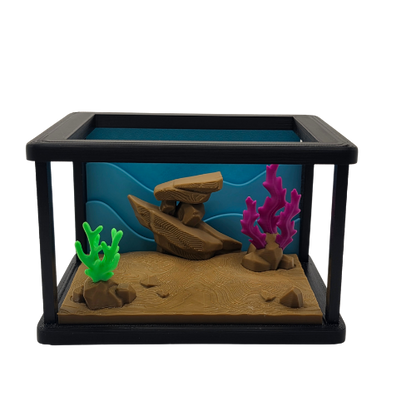 Mini Tropical Fish and Tank Playset