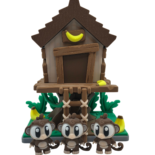 Monkey Treehouse Playset