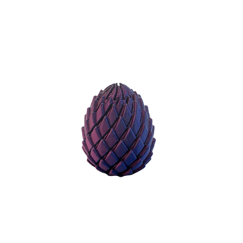 Midnight Aurora Twisty Dragon Egg