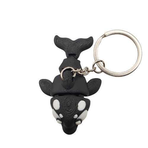 Killer Whale Keyring